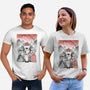 Mushroom Club Sumi-E-Unisex-Basic-Tee-Astrobot Invention