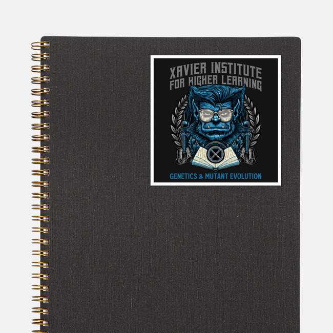 Genetics And Mutant Evolution-None-Glossy-Sticker-glitchygorilla