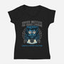 Genetics And Mutant Evolution-Womens-V-Neck-Tee-glitchygorilla
