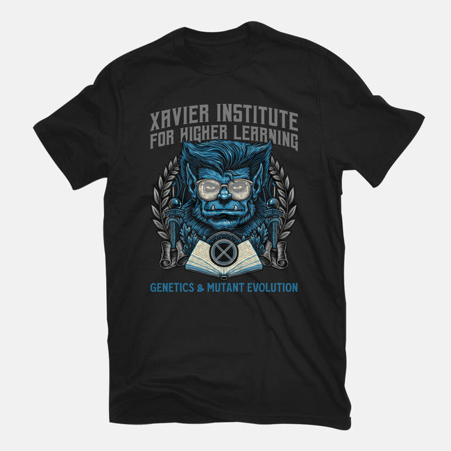 Genetics And Mutant Evolution-Mens-Heavyweight-Tee-glitchygorilla