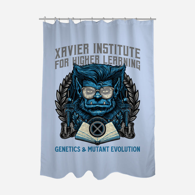 Genetics And Mutant Evolution-None-Polyester-Shower Curtain-glitchygorilla