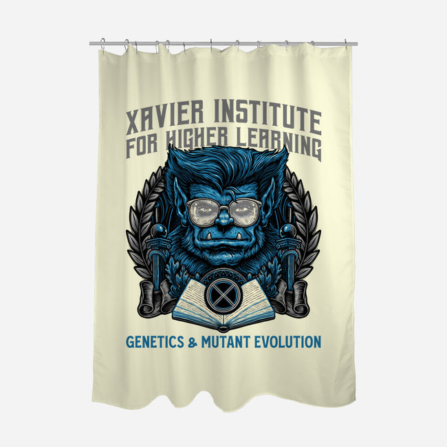 Genetics And Mutant Evolution-None-Polyester-Shower Curtain-glitchygorilla