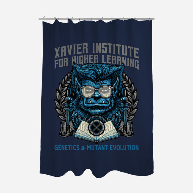 Genetics And Mutant Evolution-None-Polyester-Shower Curtain-glitchygorilla