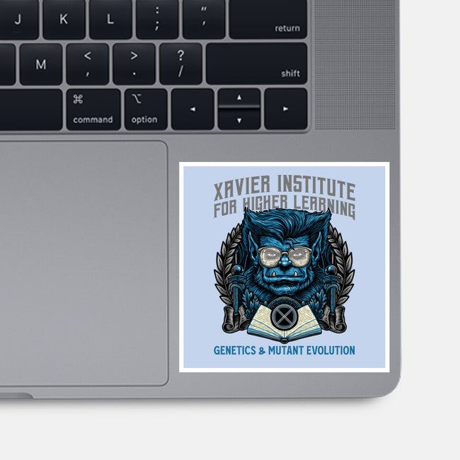 Genetics And Mutant Evolution-None-Glossy-Sticker-glitchygorilla
