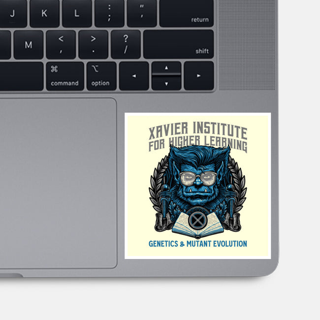 Genetics And Mutant Evolution-None-Glossy-Sticker-glitchygorilla