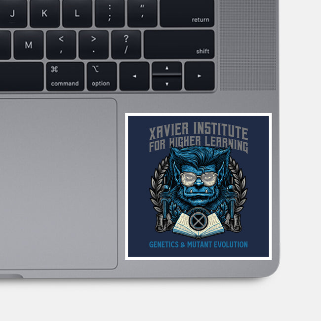 Genetics And Mutant Evolution-None-Glossy-Sticker-glitchygorilla