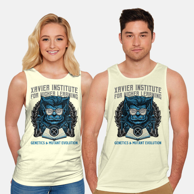 Genetics And Mutant Evolution-Unisex-Basic-Tank-glitchygorilla