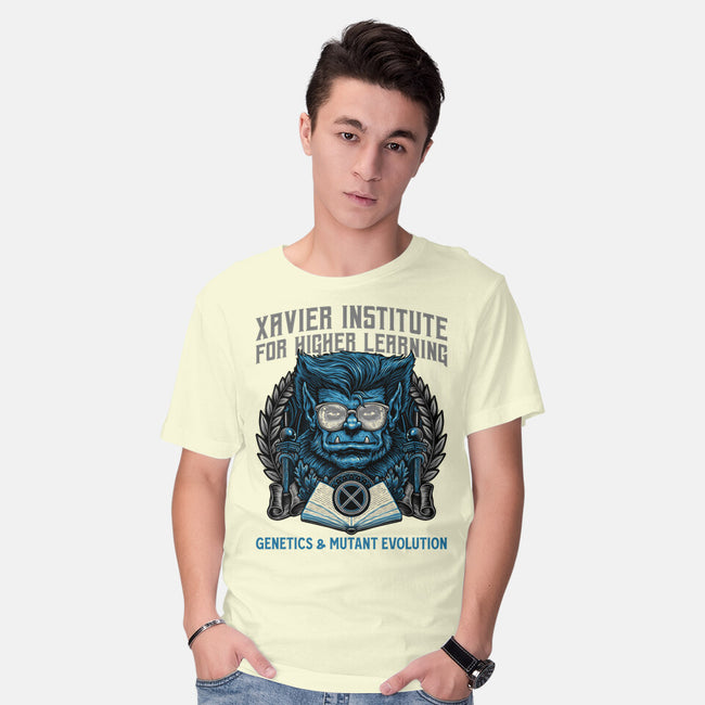 Genetics And Mutant Evolution-Mens-Basic-Tee-glitchygorilla
