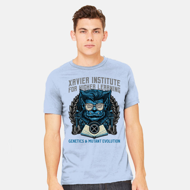 Genetics And Mutant Evolution-Mens-Heavyweight-Tee-glitchygorilla