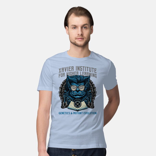 Genetics And Mutant Evolution-Mens-Premium-Tee-glitchygorilla