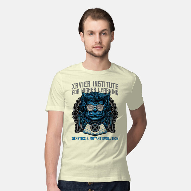 Genetics And Mutant Evolution-Mens-Premium-Tee-glitchygorilla