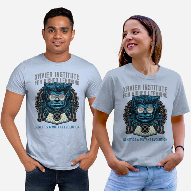 Genetics And Mutant Evolution-Unisex-Basic-Tee-glitchygorilla