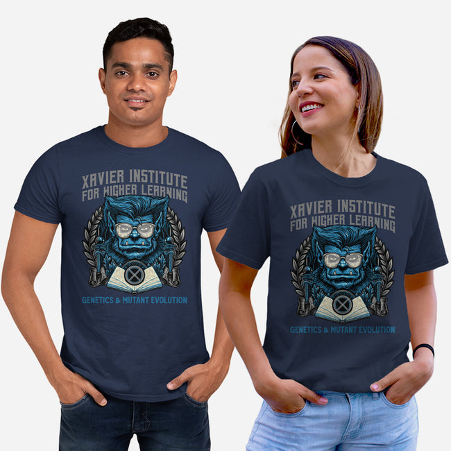 Genetics And Mutant Evolution-Unisex-Basic-Tee-glitchygorilla
