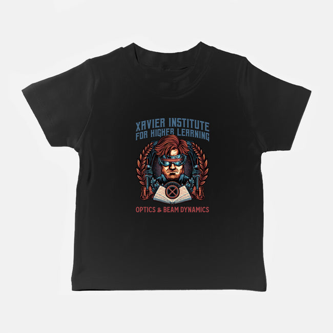 Optics And Beam Dynamics-Baby-Basic-Tee-glitchygorilla