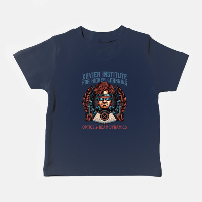 Optics And Beam Dynamics-Baby-Basic-Tee-glitchygorilla