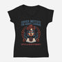 Optics And Beam Dynamics-Womens-V-Neck-Tee-glitchygorilla