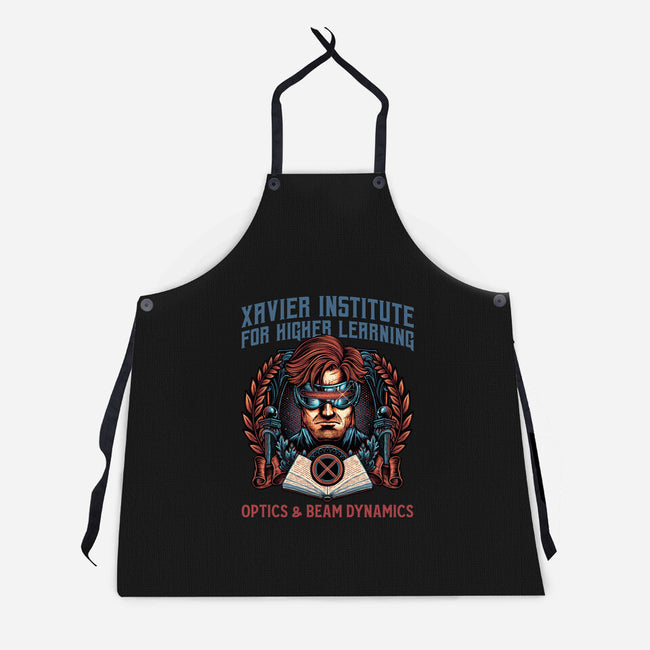 Optics And Beam Dynamics-Unisex-Kitchen-Apron-glitchygorilla
