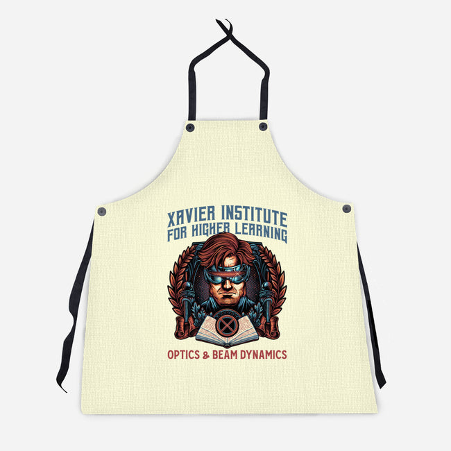 Optics And Beam Dynamics-Unisex-Kitchen-Apron-glitchygorilla