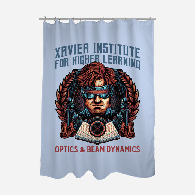 Optics And Beam Dynamics-None-Polyester-Shower Curtain-glitchygorilla