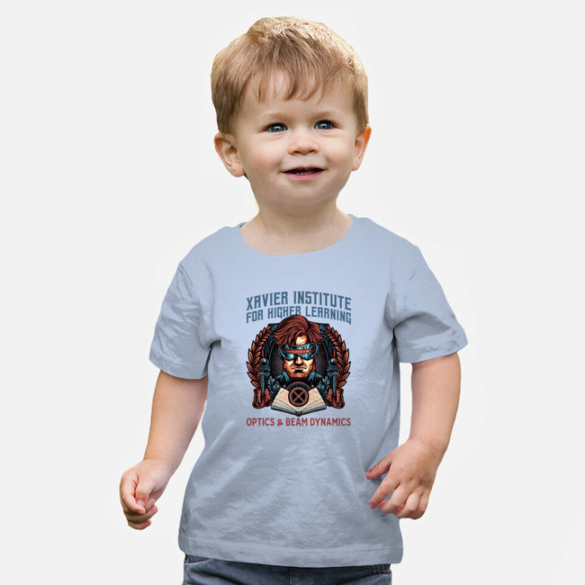 Optics And Beam Dynamics-Baby-Basic-Tee-glitchygorilla