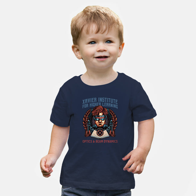 Optics And Beam Dynamics-Baby-Basic-Tee-glitchygorilla
