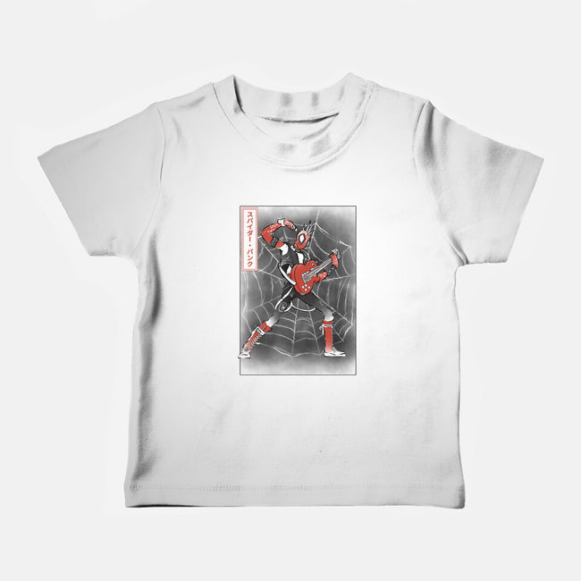Punk Webslinger Sumi-E-Baby-Basic-Tee-Astrobot Invention