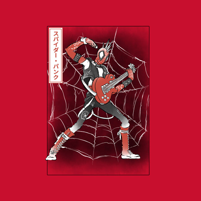 Punk Webslinger Sumi-E-None-Fleece-Blanket-Astrobot Invention