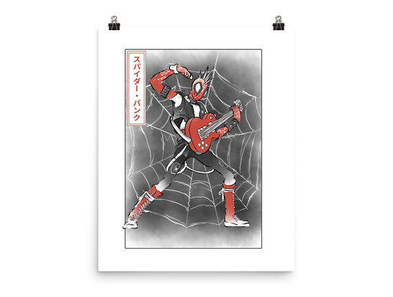 Punk Webslinger Sumi-E