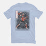 Punk Webslinger Sumi-E-Womens-Fitted-Tee-Astrobot Invention