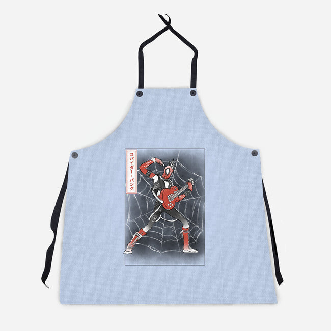 Punk Webslinger Sumi-E-Unisex-Kitchen-Apron-Astrobot Invention