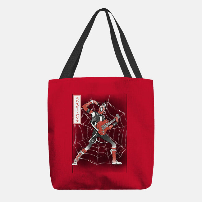 Punk Webslinger Sumi-E-None-Basic Tote-Bag-Astrobot Invention