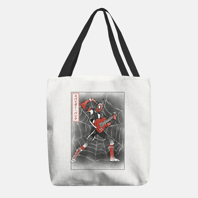 Punk Webslinger Sumi-E-None-Basic Tote-Bag-Astrobot Invention