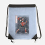 Punk Webslinger Sumi-E-None-Drawstring-Bag-Astrobot Invention
