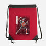 Punk Webslinger Sumi-E-None-Drawstring-Bag-Astrobot Invention