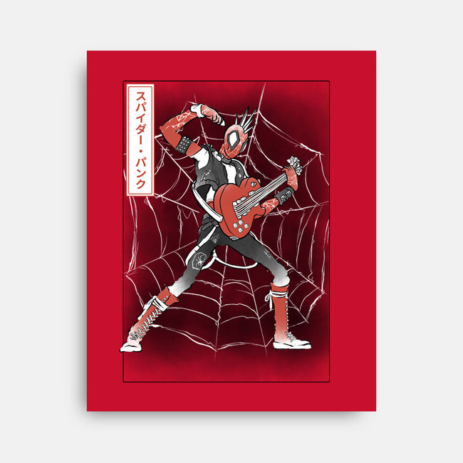 Punk Webslinger Sumi-E-None-Stretched-Canvas-Astrobot Invention
