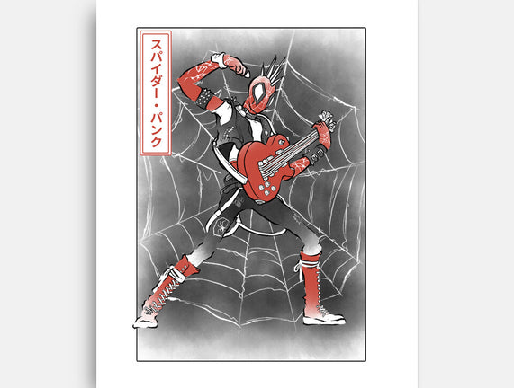 Punk Webslinger Sumi-E