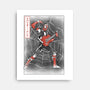 Punk Webslinger Sumi-E-None-Stretched-Canvas-Astrobot Invention