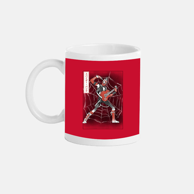Punk Webslinger Sumi-E-None-Mug-Drinkware-Astrobot Invention