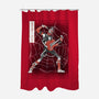 Punk Webslinger Sumi-E-None-Polyester-Shower Curtain-Astrobot Invention