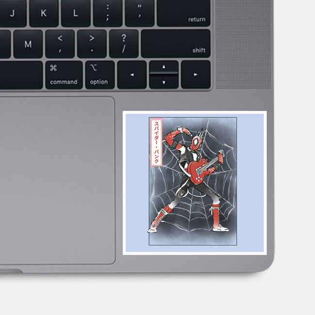 Punk Webslinger Sumi-E-None-Glossy-Sticker-Astrobot Invention