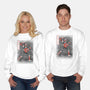 Punk Webslinger Sumi-E-Unisex-Crew Neck-Sweatshirt-Astrobot Invention