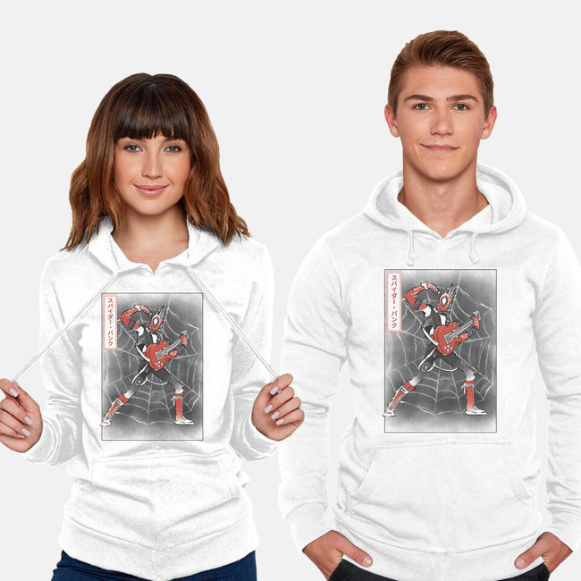 Punk Webslinger Sumi-E-Unisex-Pullover-Sweatshirt-Astrobot Invention