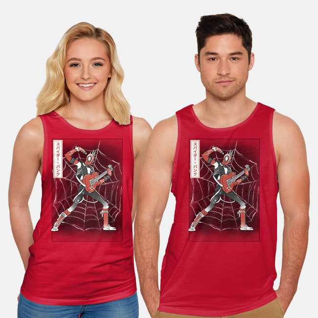 Punk Webslinger Sumi-E-Unisex-Basic-Tank-Astrobot Invention
