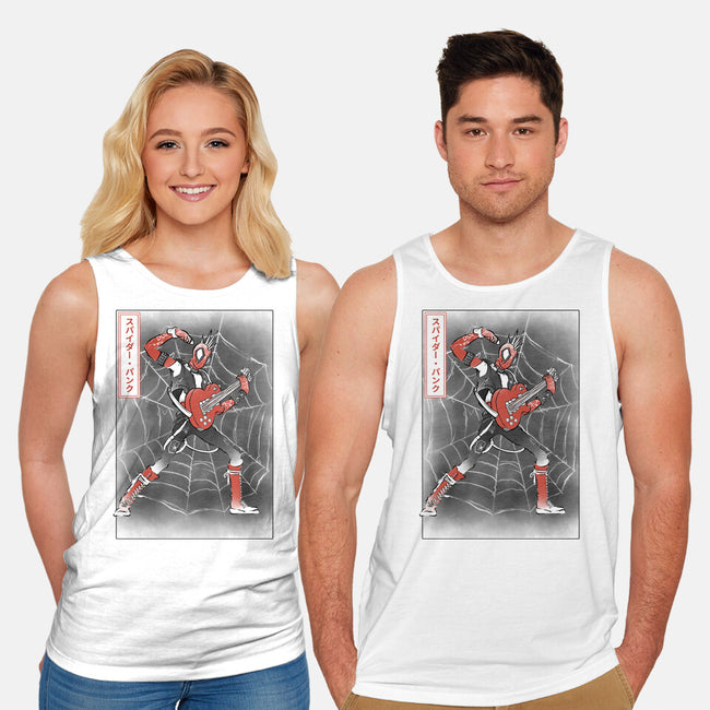 Punk Webslinger Sumi-E-Unisex-Basic-Tank-Astrobot Invention