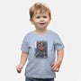 Punk Webslinger Sumi-E-Baby-Basic-Tee-Astrobot Invention