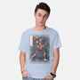 Punk Webslinger Sumi-E-Mens-Basic-Tee-Astrobot Invention
