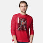 Punk Webslinger Sumi-E-Mens-Long Sleeved-Tee-Astrobot Invention