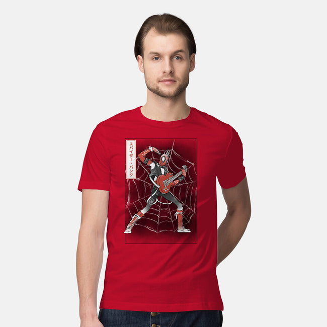 Punk Webslinger Sumi-E-Mens-Premium-Tee-Astrobot Invention