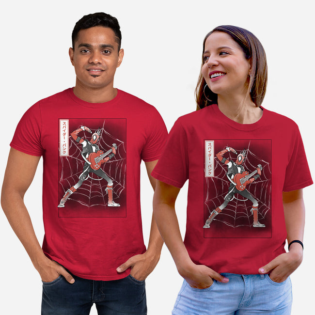 Punk Webslinger Sumi-E-Unisex-Basic-Tee-Astrobot Invention