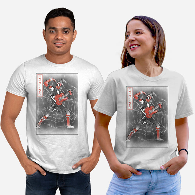 Punk Webslinger Sumi-E-Unisex-Basic-Tee-Astrobot Invention
